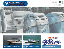 Tablet Screenshot of formulaboatsnortheast.com